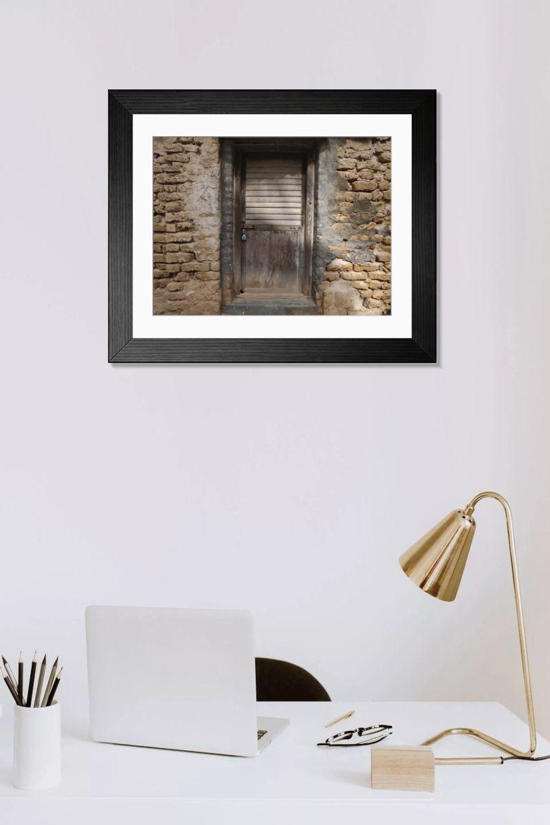 Shown hanging in a room: Modern 14"x12" (36x31cm)