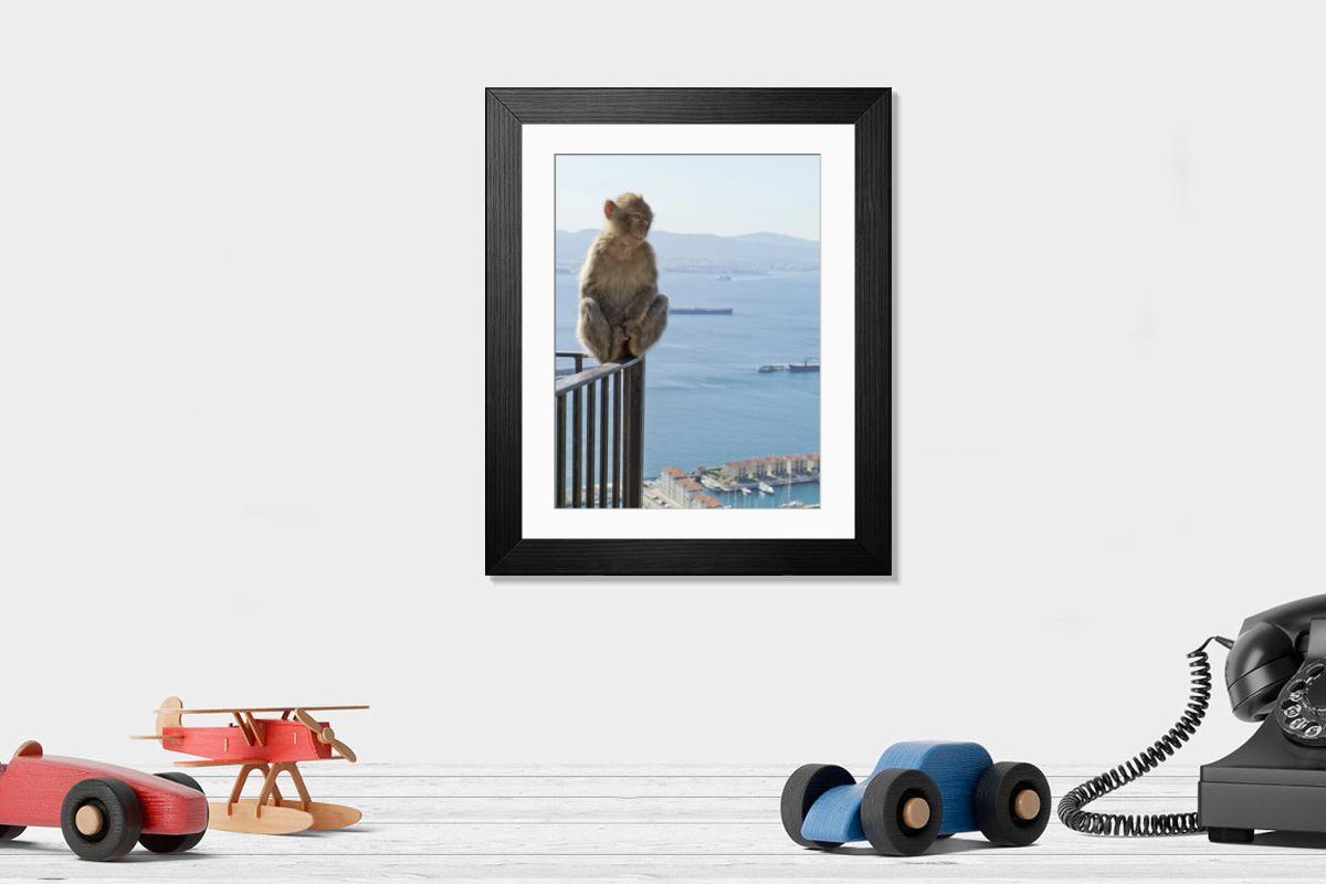 Shown hanging in a room: Modern 14"x12" (36x31cm)