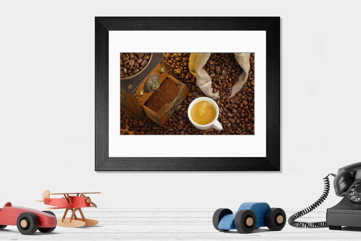 Shown hanging in a room: Modern 14"x12" (36x31cm)