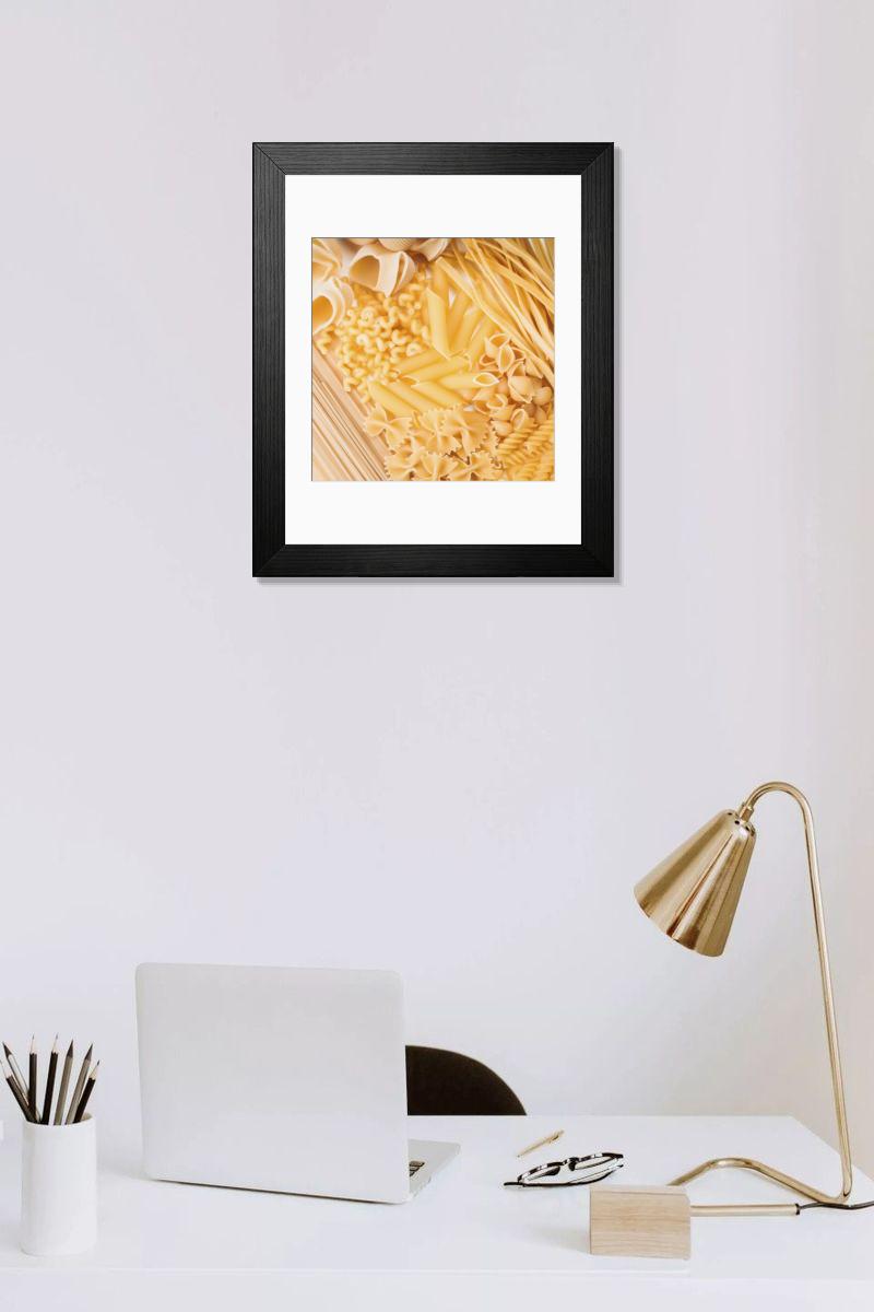 Shown hanging in a room: Modern 14"x12" (36x31cm)