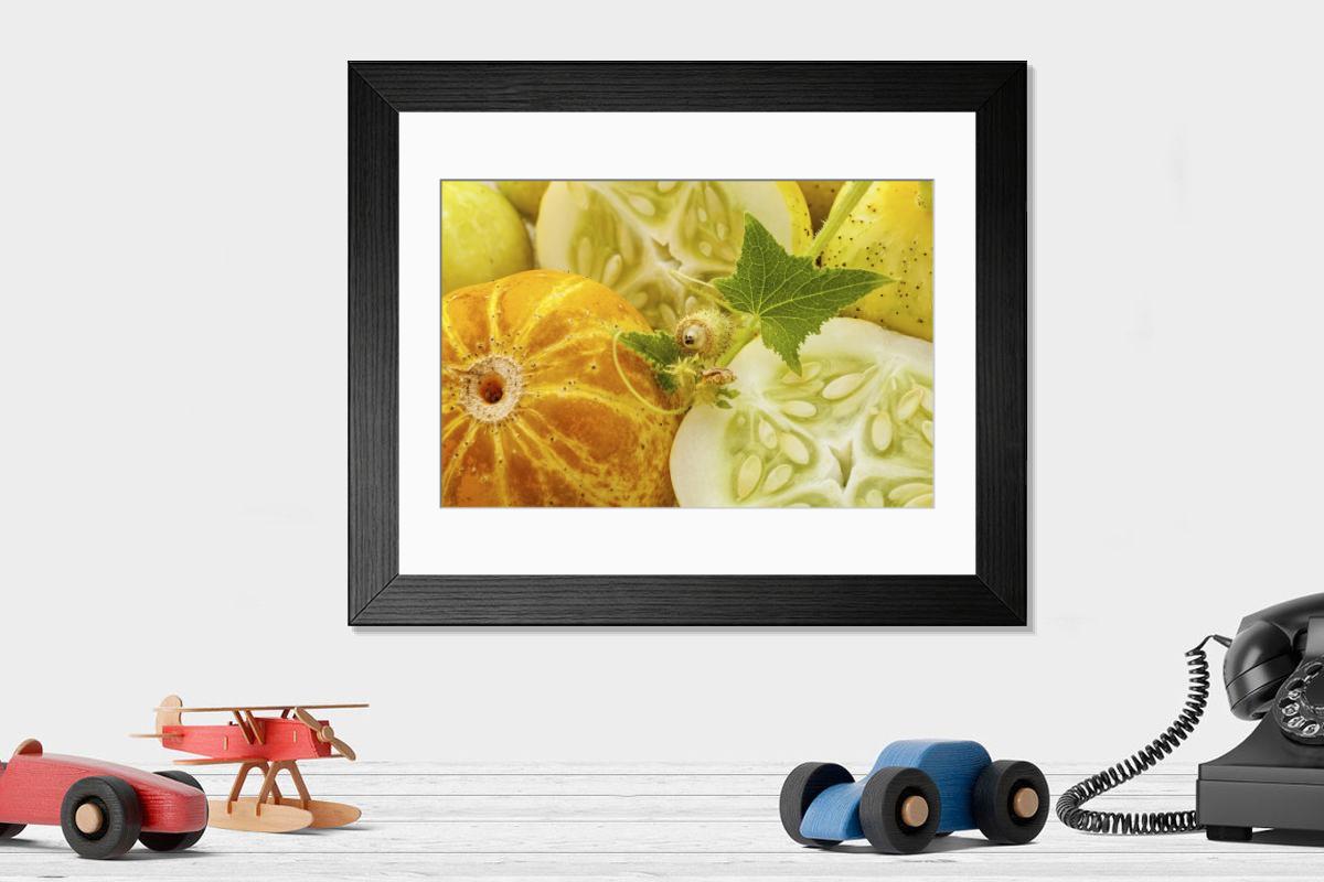 Shown hanging in a room: Modern 14"x12" (36x31cm)
