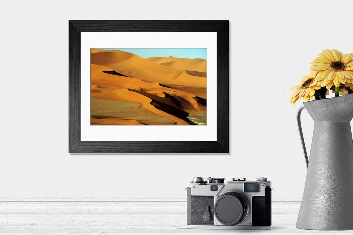 Shown hanging in a room: Modern 14"x12" (36x31cm)