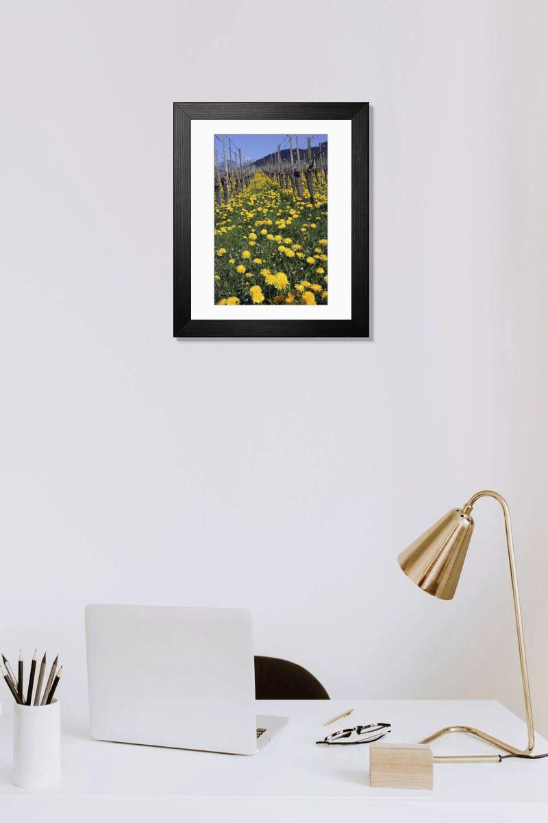 Shown hanging in a room: Modern 14"x12" (36x31cm)