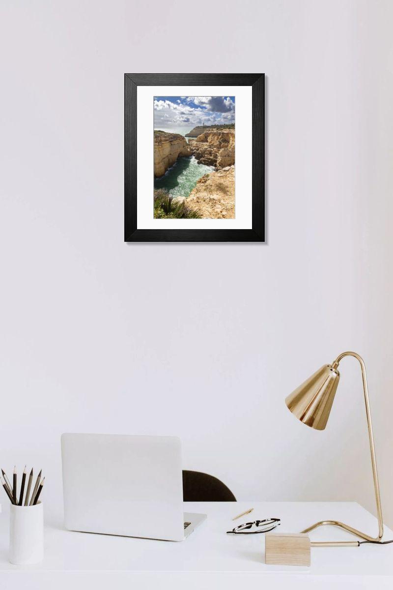 Shown hanging in a room: Modern 14"x12" (36x31cm)