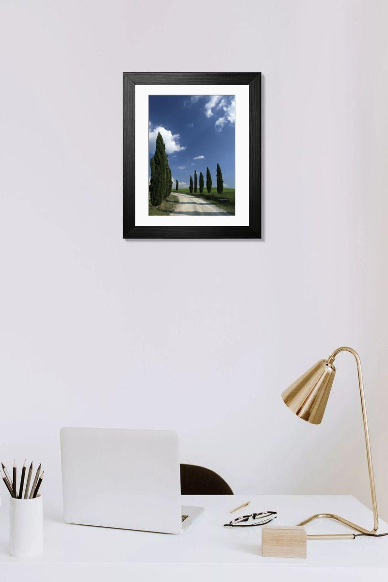 Shown hanging in a room: Modern 14"x12" (36x31cm)
