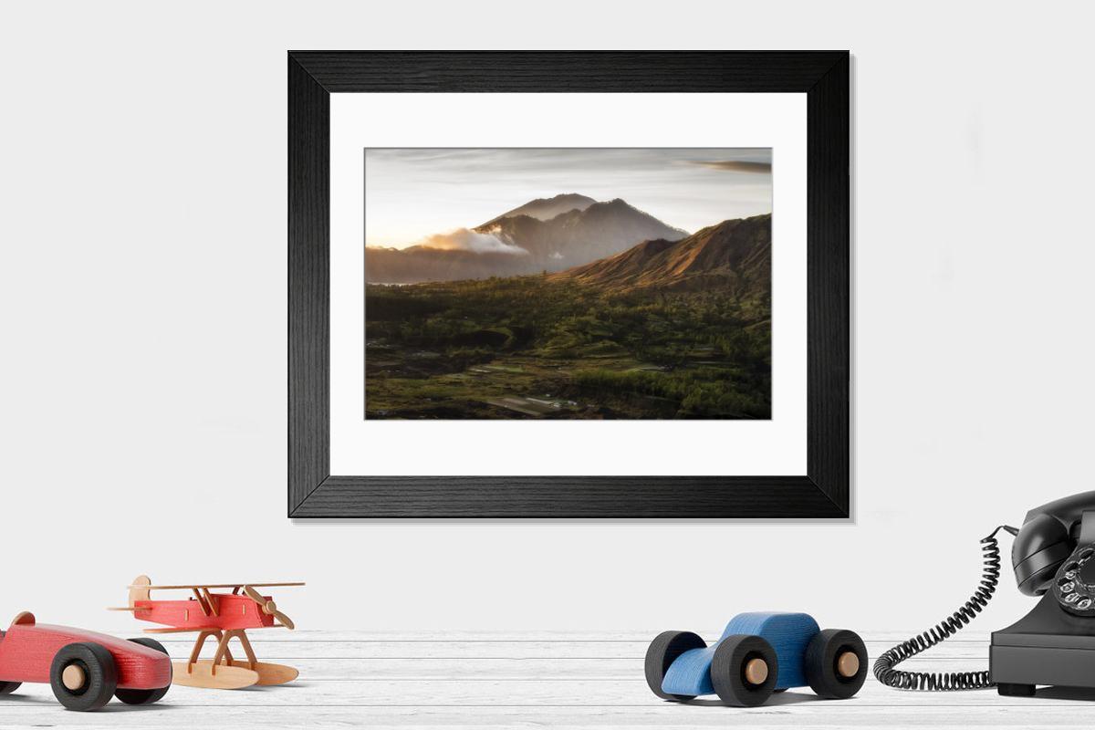 Shown hanging in a room: Modern 14"x12" (36x31cm)