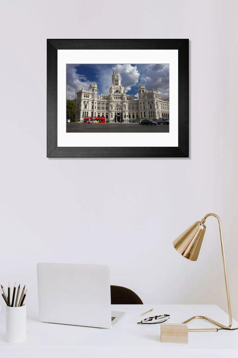 Shown hanging in a room: Modern 14"x12" (36x31cm)