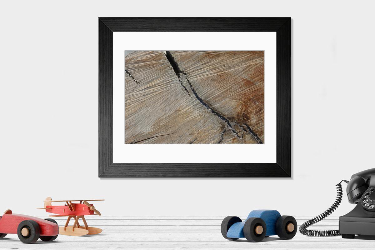 Shown hanging in a room: Modern 14"x12" (36x31cm)