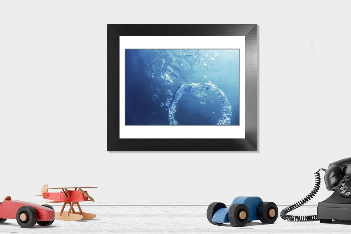 Shown hanging in a room: Modern 12"x10"