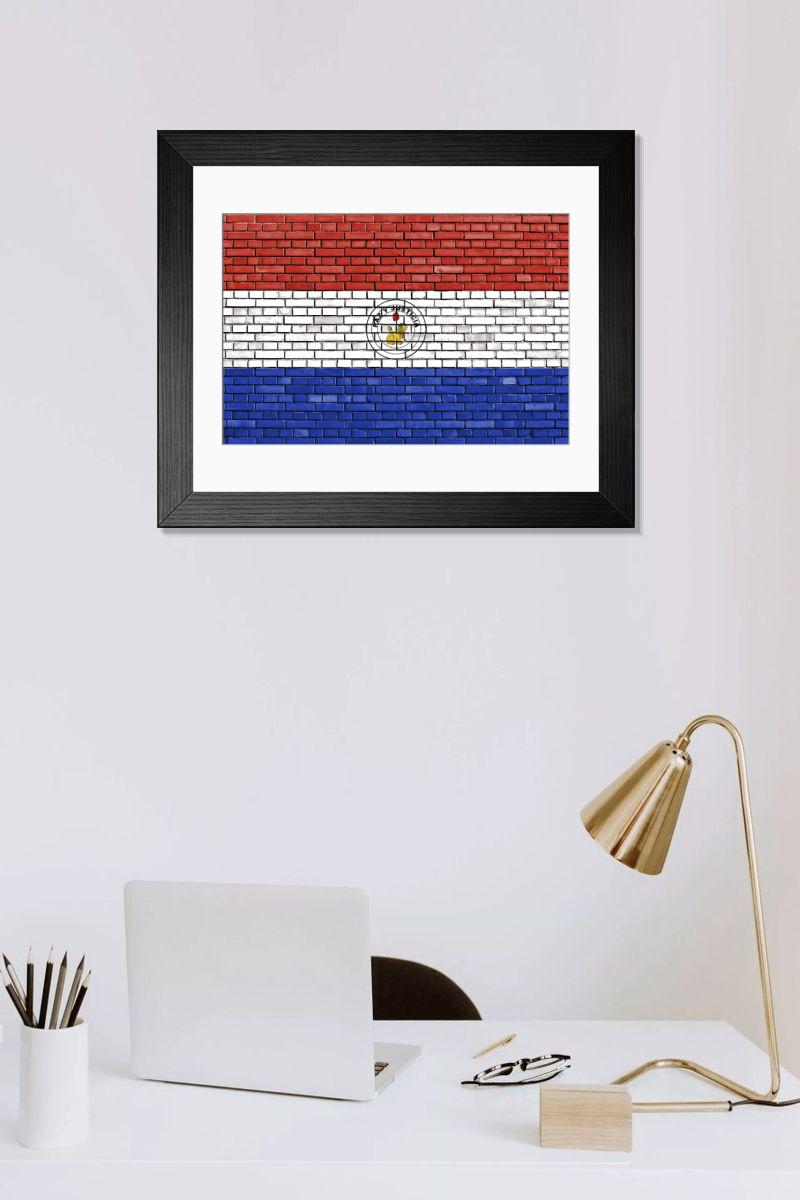 Shown hanging in a room: Modern 14"x12" (36x31cm)
