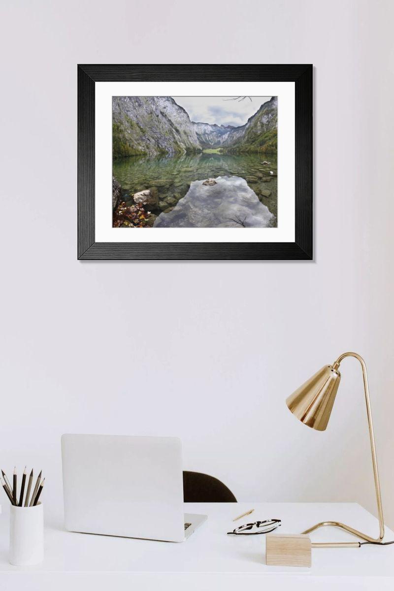Shown hanging in a room: Modern 14"x12" (36x31cm)