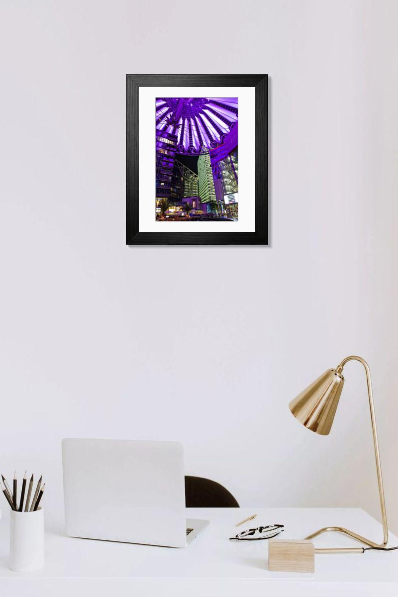 Shown hanging in a room: Modern 14"x12" (36x31cm)