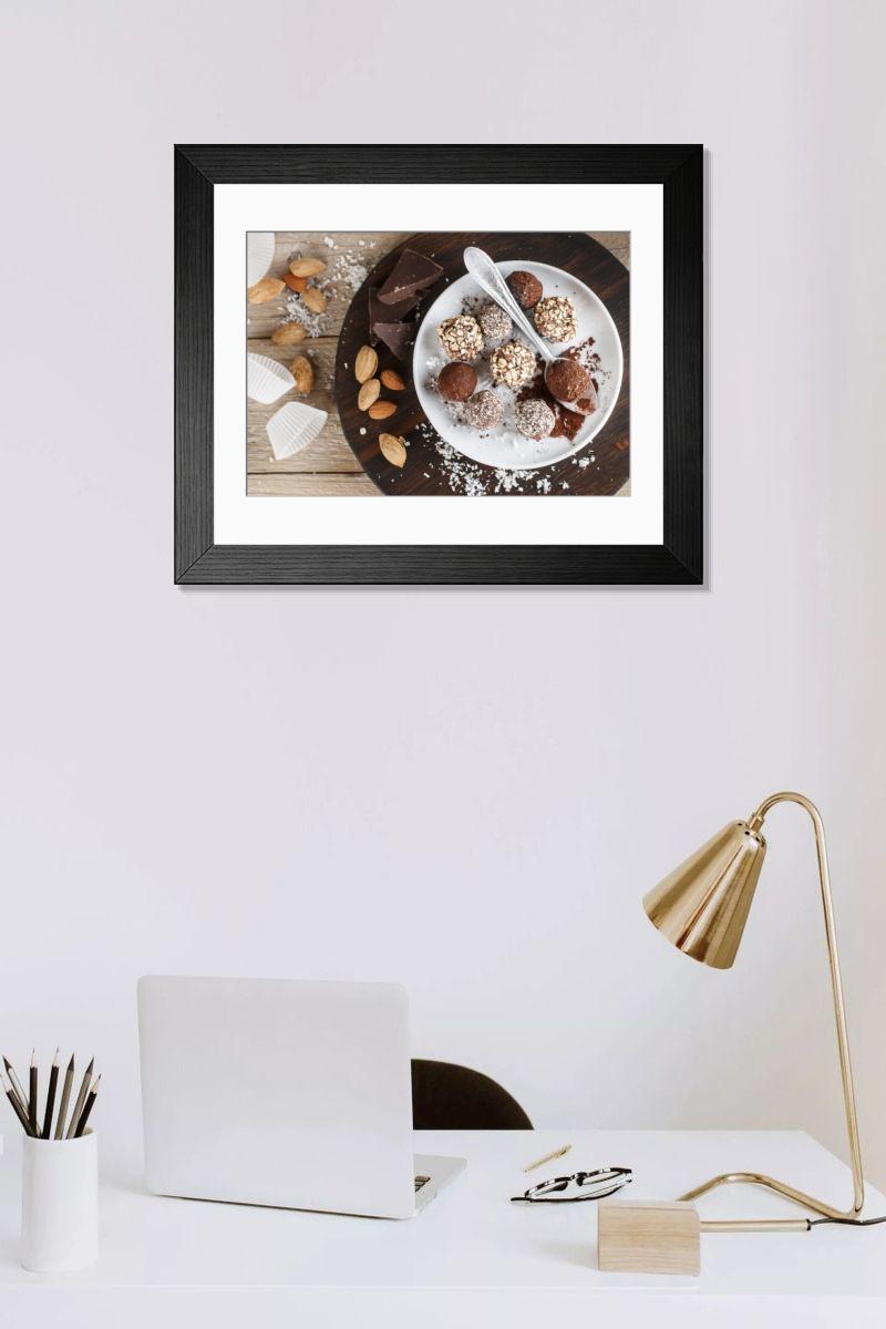 Shown hanging in a room: Modern 14"x12" (36x31cm)