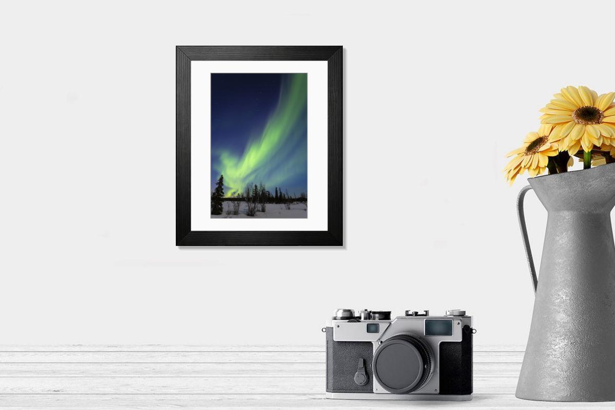 Shown hanging in a room: Modern 14"x12" (36x31cm)