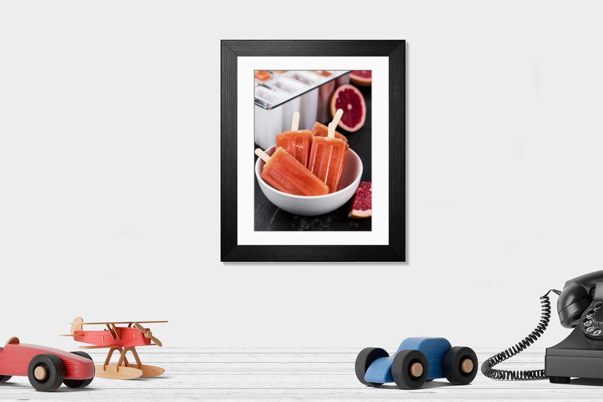 Shown hanging in a room: Modern 14"x12" (36x31cm)