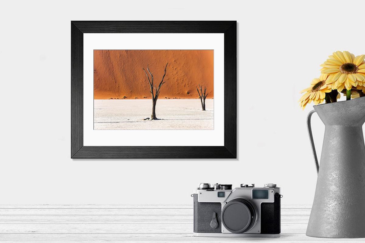 Shown hanging in a room: Modern 14"x12" (36x31cm)