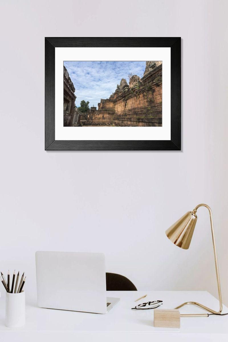 Shown hanging in a room: Modern 14"x12" (36x31cm)