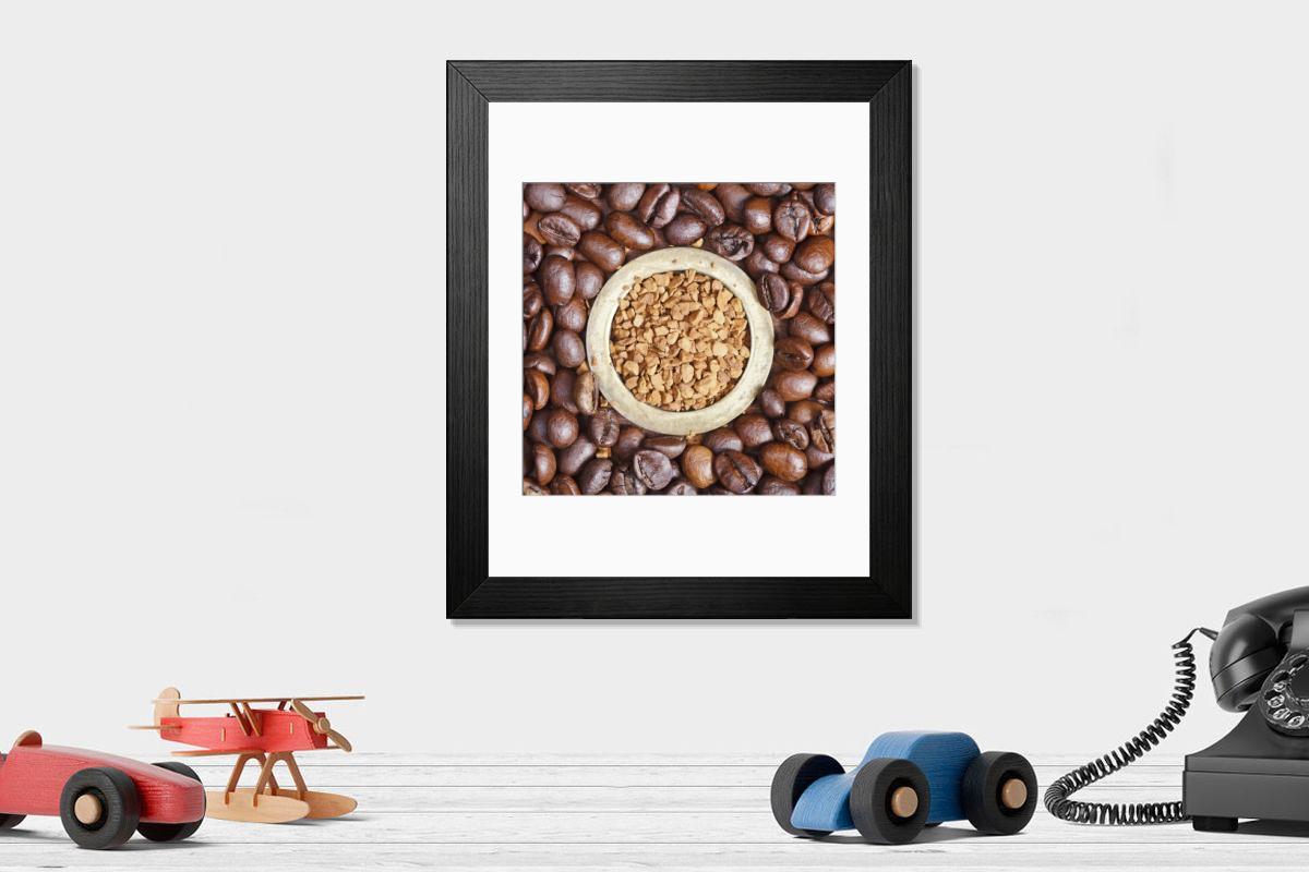 Shown hanging in a room: Modern 14"x12" (36x31cm)