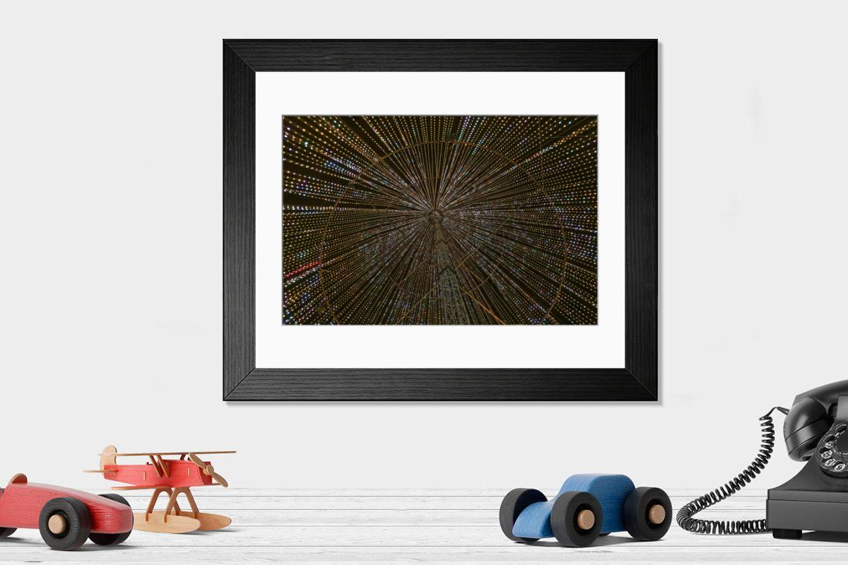 Shown hanging in a room: Modern 14"x12" (36x31cm)