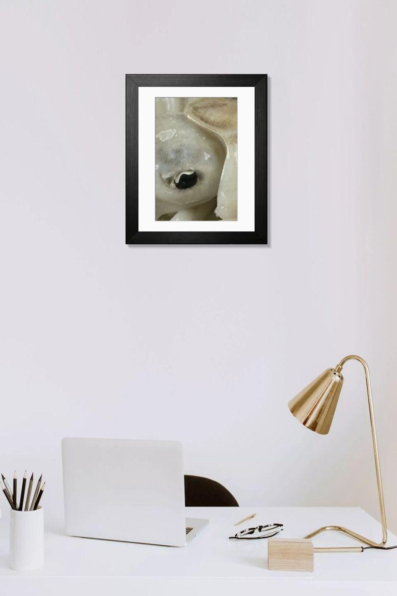 Shown hanging in a room: Modern 14"x12" (36x31cm)