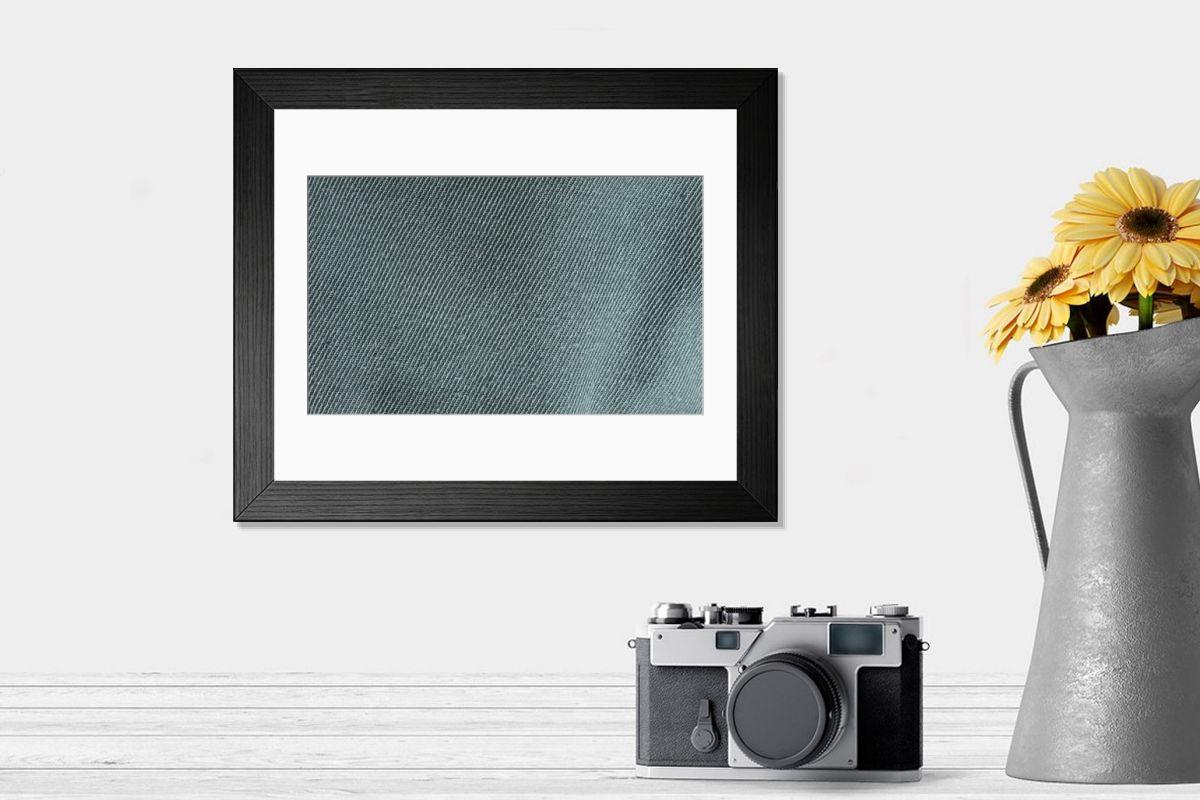 Shown hanging in a room: Modern 14"x12" (36x31cm)