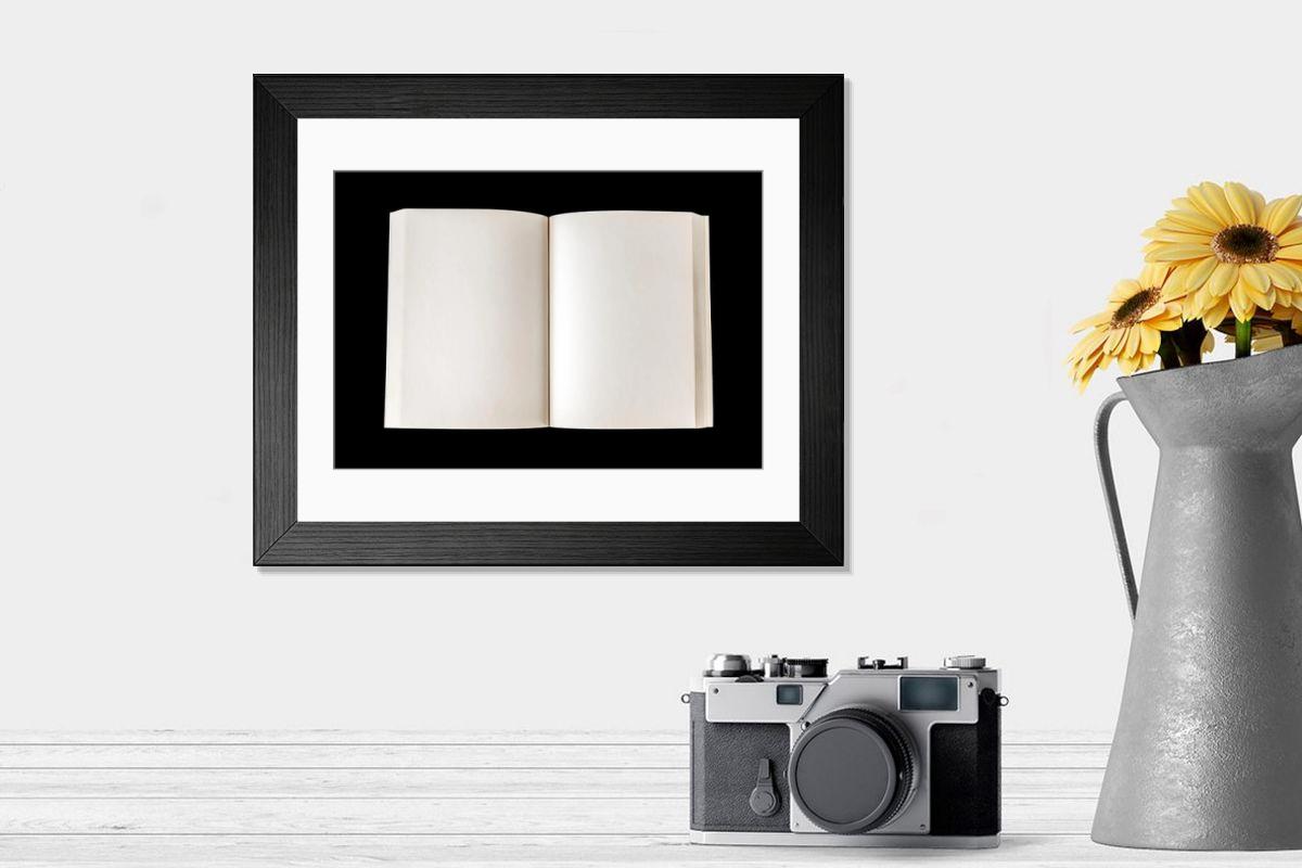 Shown hanging in a room: Modern 14"x12" (36x31cm)