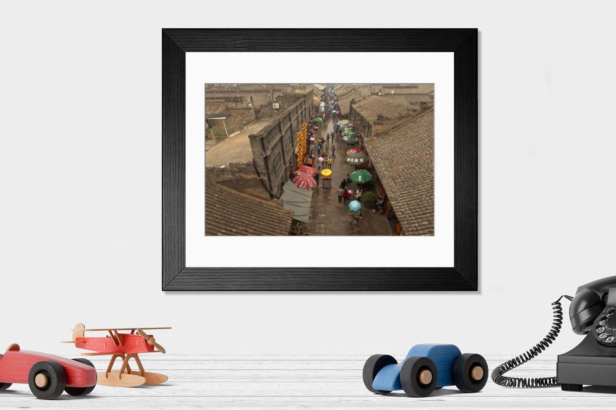 Shown hanging in a room: Modern 14"x12" (36x31cm)