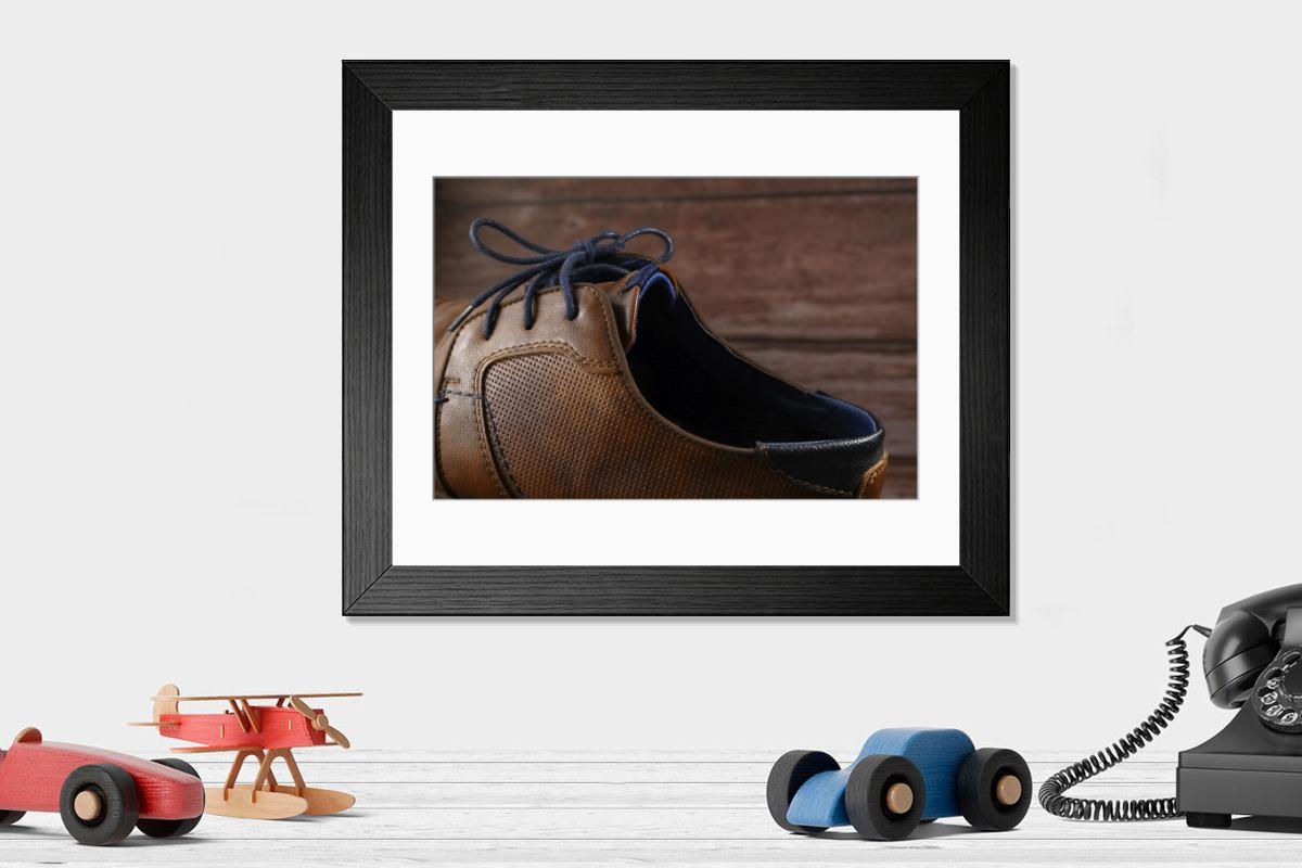 Shown hanging in a room: Modern 14"x12" (36x31cm)
