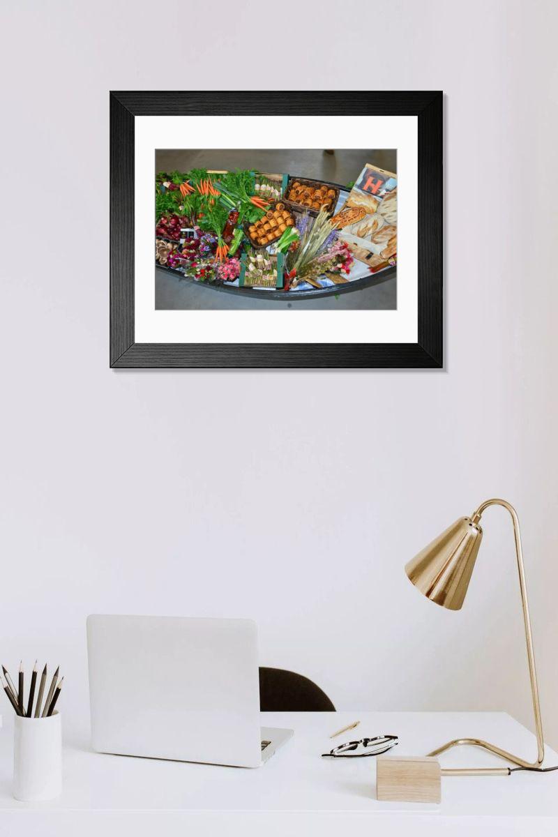 Shown hanging in a room: Modern 14"x12" (36x31cm)