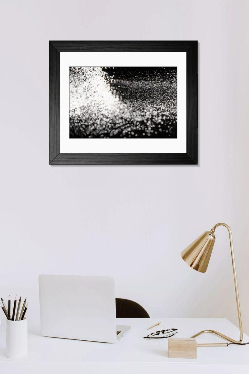 Shown hanging in a room: Modern 14"x12" (36x31cm)