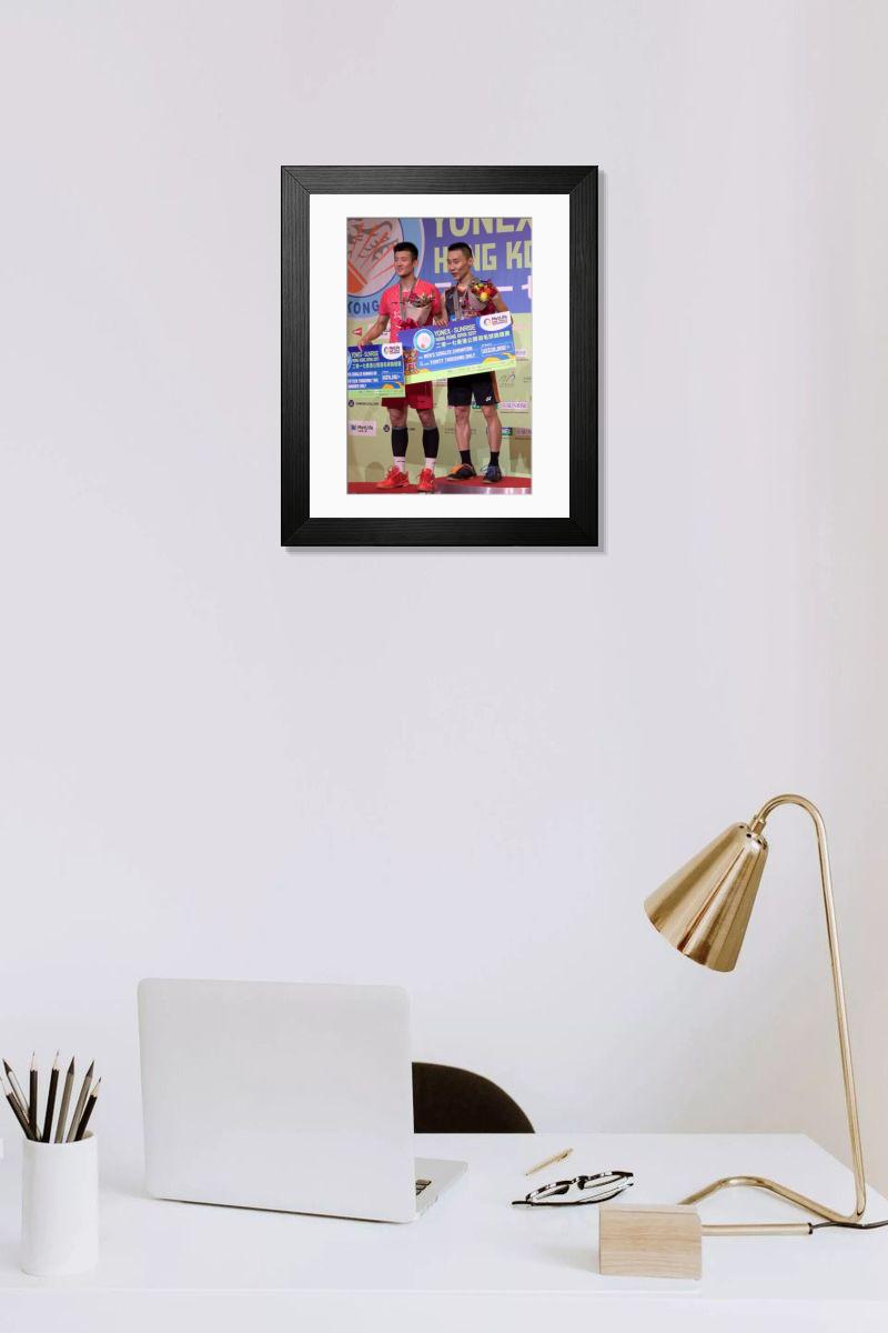 Shown hanging in a room: Modern 14"x12" (36x31cm)