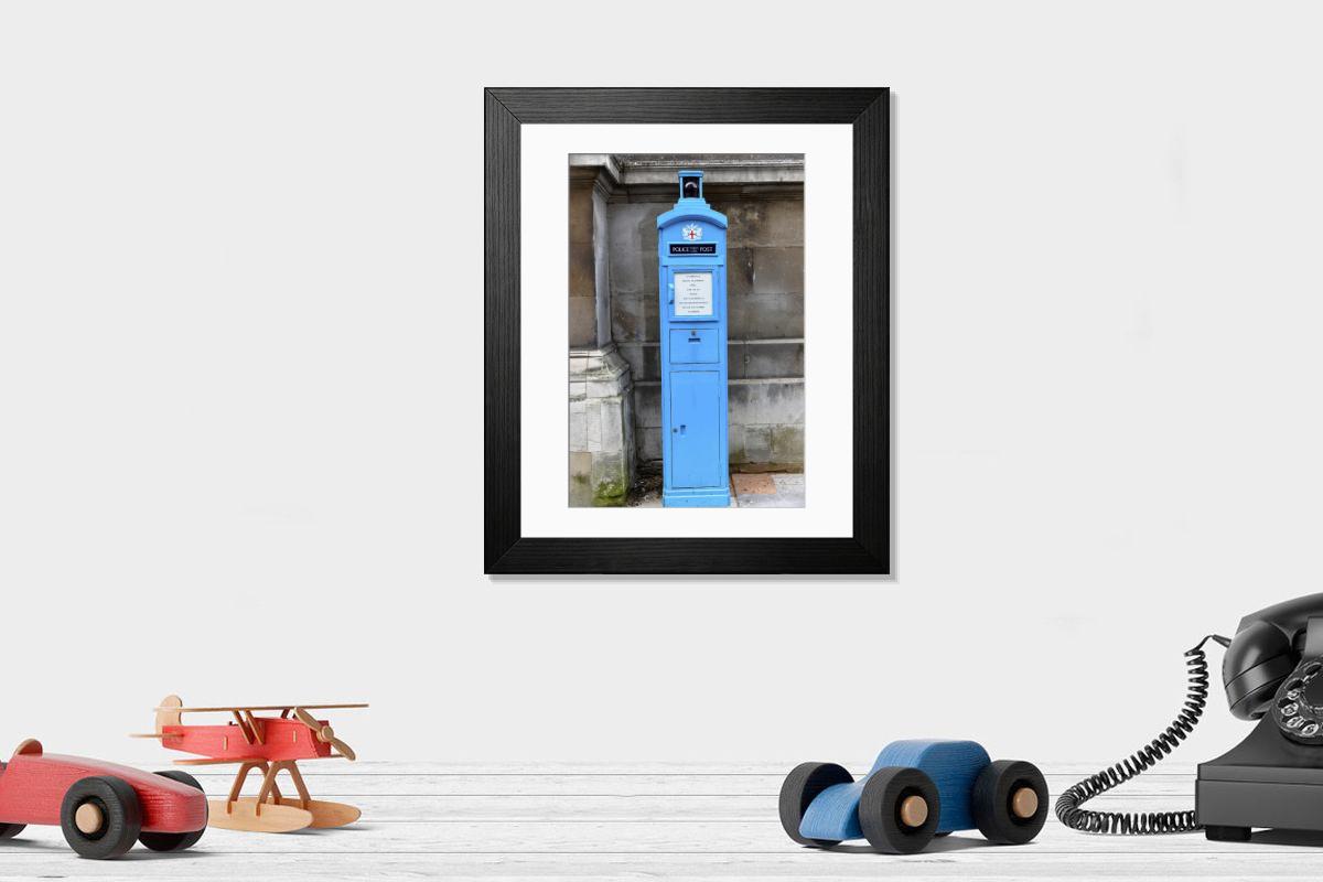 Shown hanging in a room: Modern 14"x12" (36x31cm)