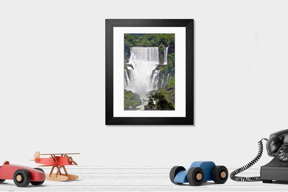 Shown hanging in a room: Modern 14"x12" (36x31cm)