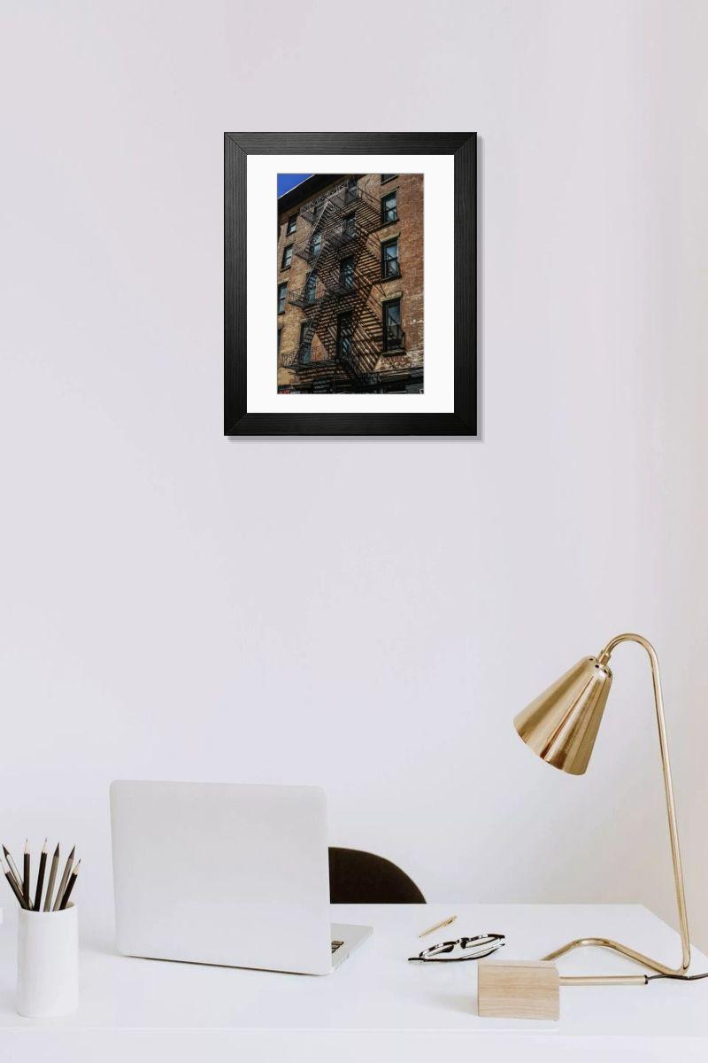 Shown hanging in a room: Modern 14"x12" (36x31cm)