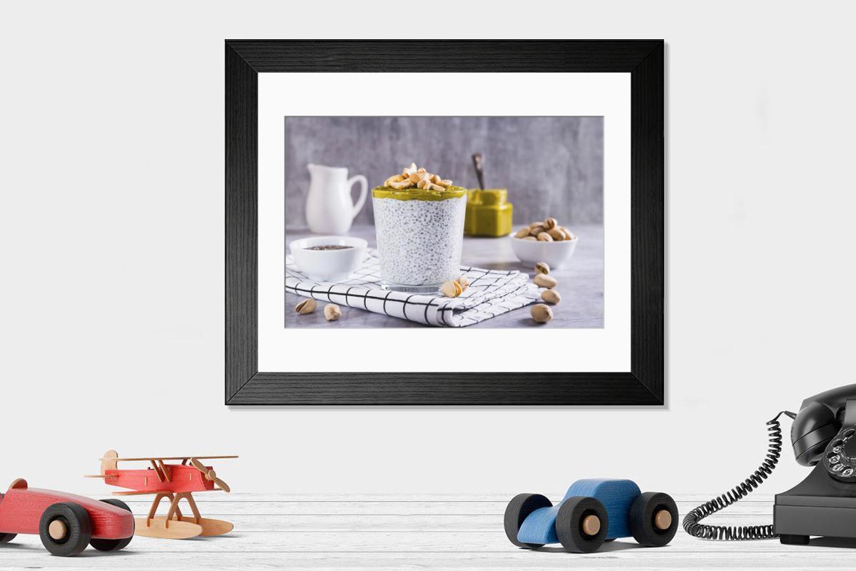 Shown hanging in a room: Modern 14"x12" (36x31cm)