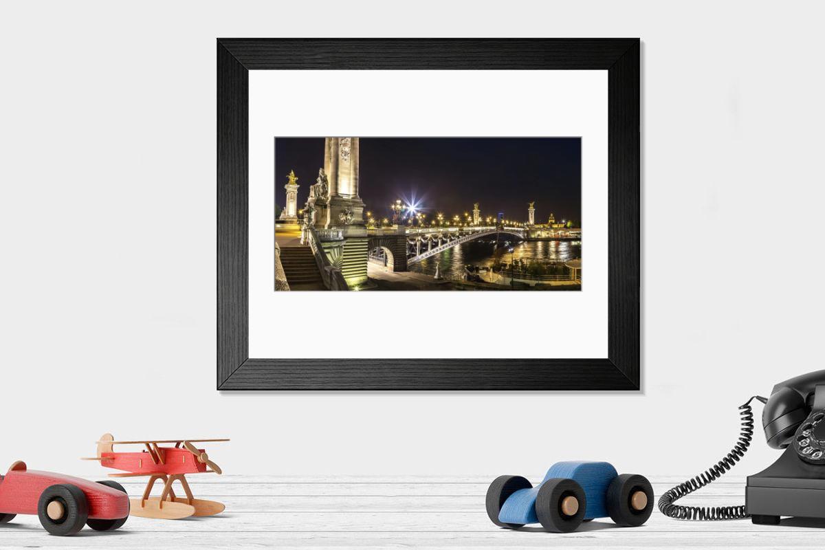 Shown hanging in a room: Modern 14"x12" (36x31cm)