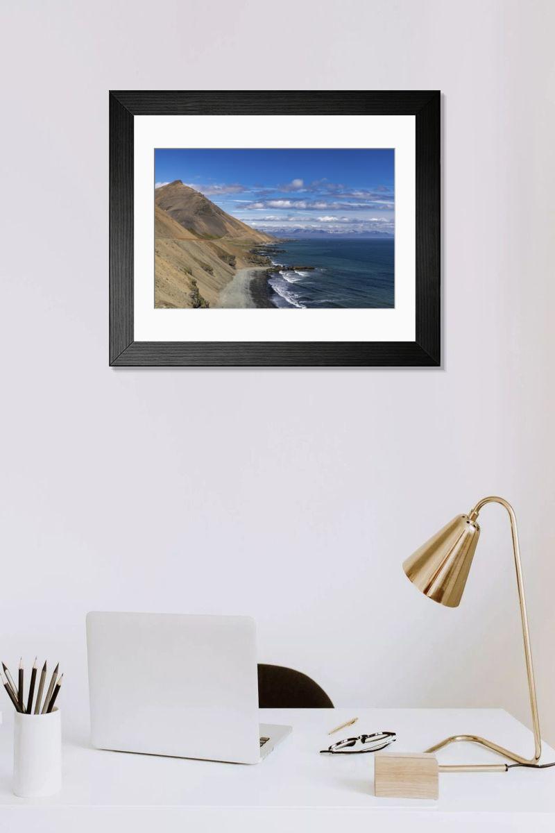 Shown hanging in a room: Modern 14"x12" (36x31cm)