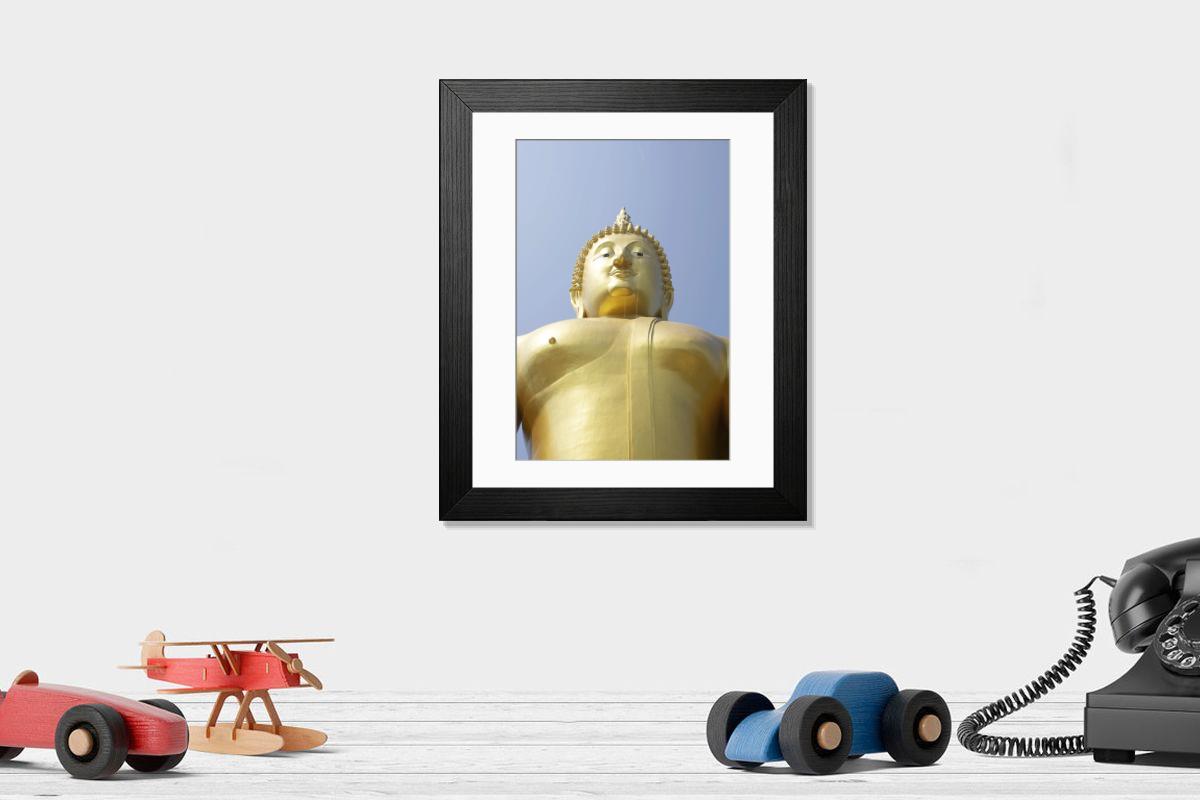 Shown hanging in a room: Modern 14"x12" (36x31cm)
