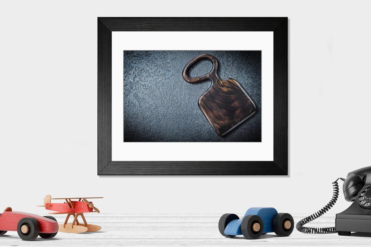 Shown hanging in a room: Modern 14"x12" (36x31cm)