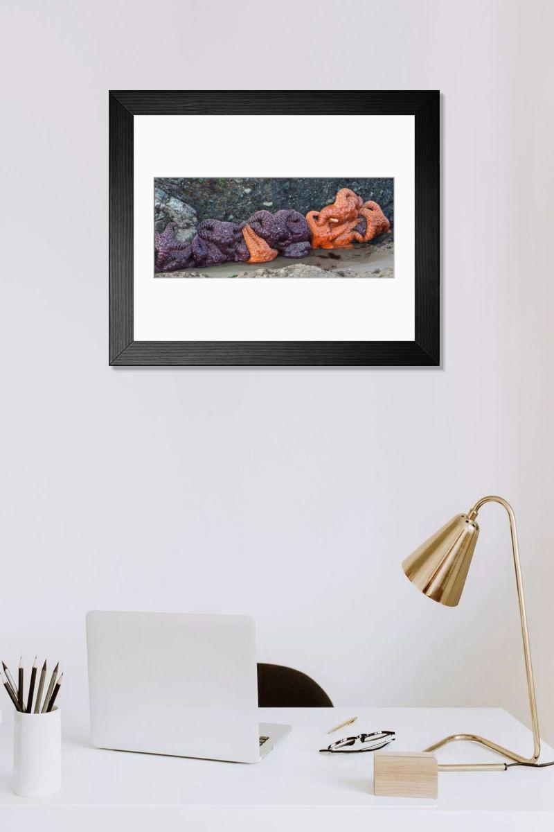 Shown hanging in a room: Modern 14"x12" (36x31cm)