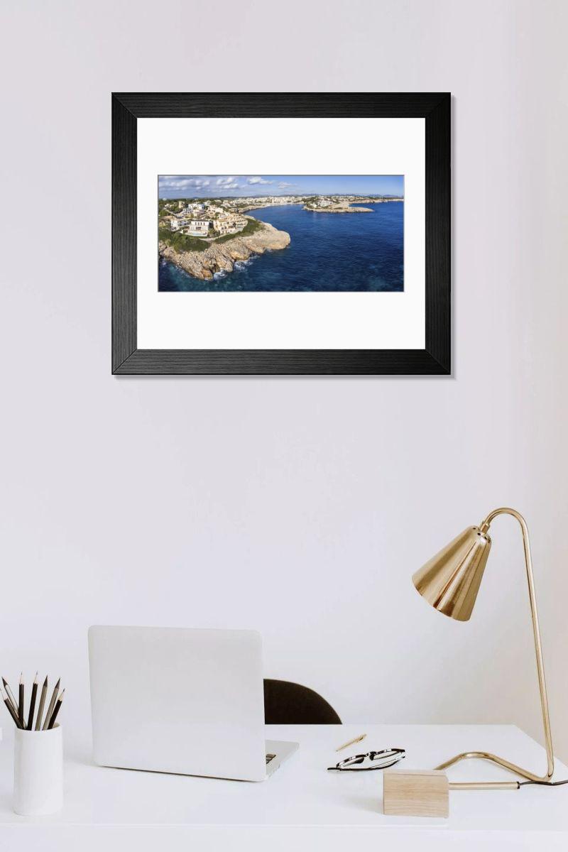 Shown hanging in a room: Modern 14"x12" (36x31cm)
