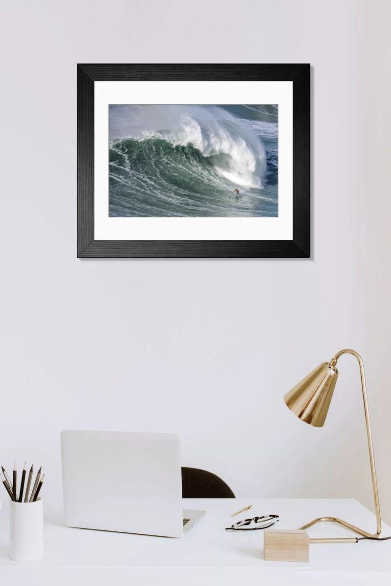 Shown hanging in a room: Modern 14"x12" (36x31cm)