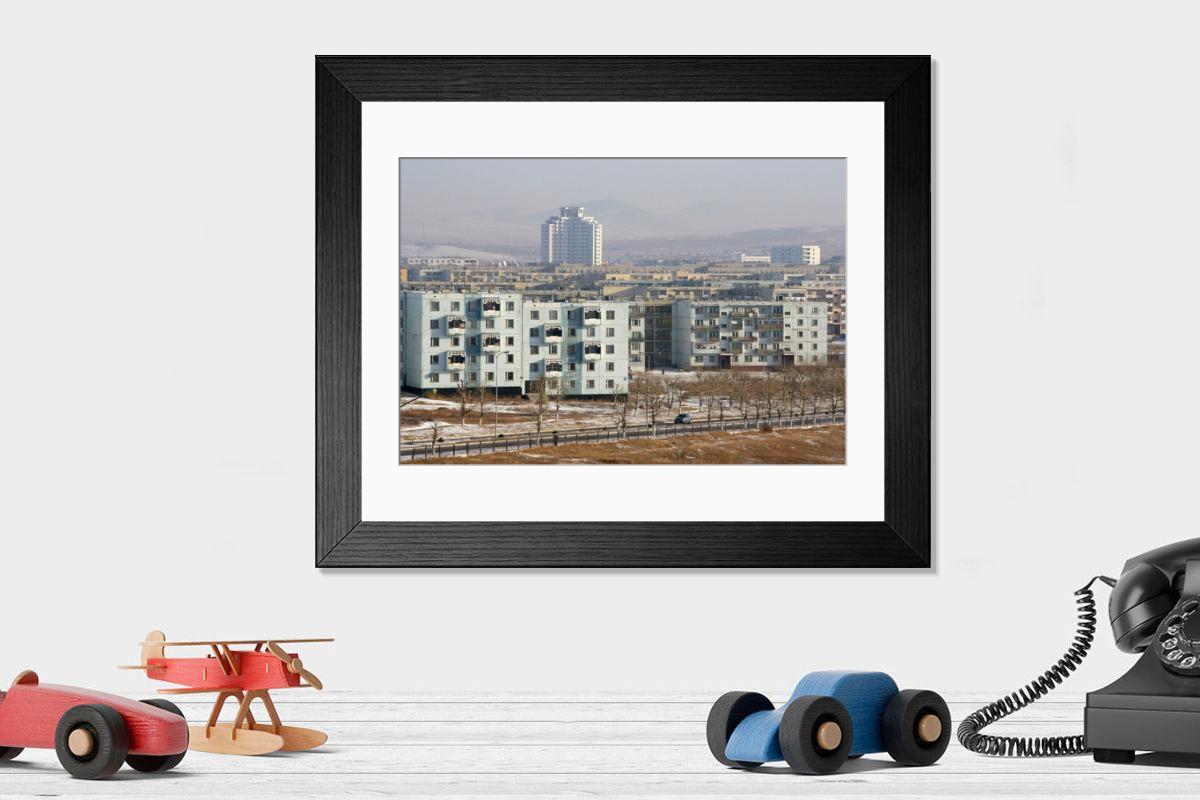 Shown hanging in a room: Modern 14"x12" (36x31cm)