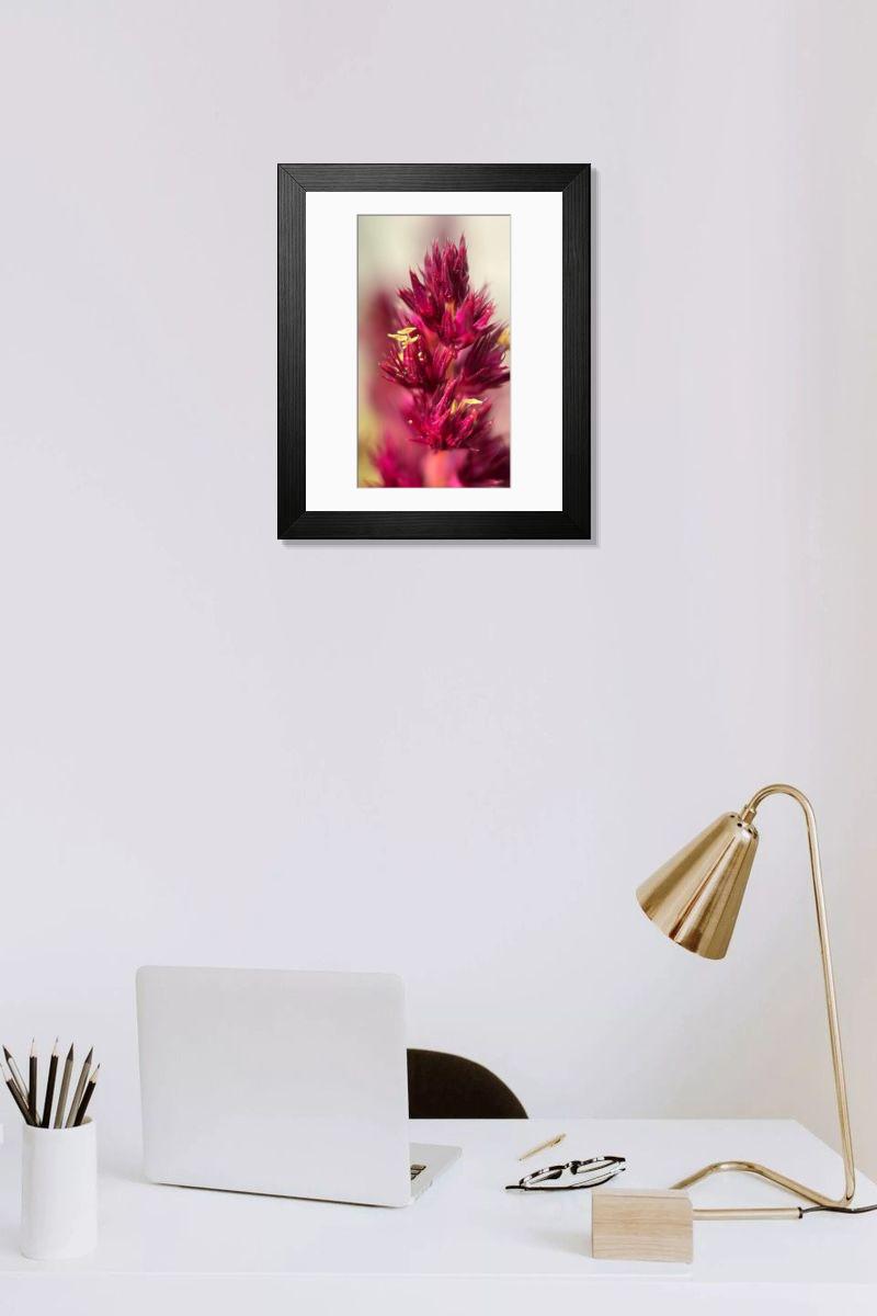 Shown hanging in a room: Modern 14"x12" (36x31cm)