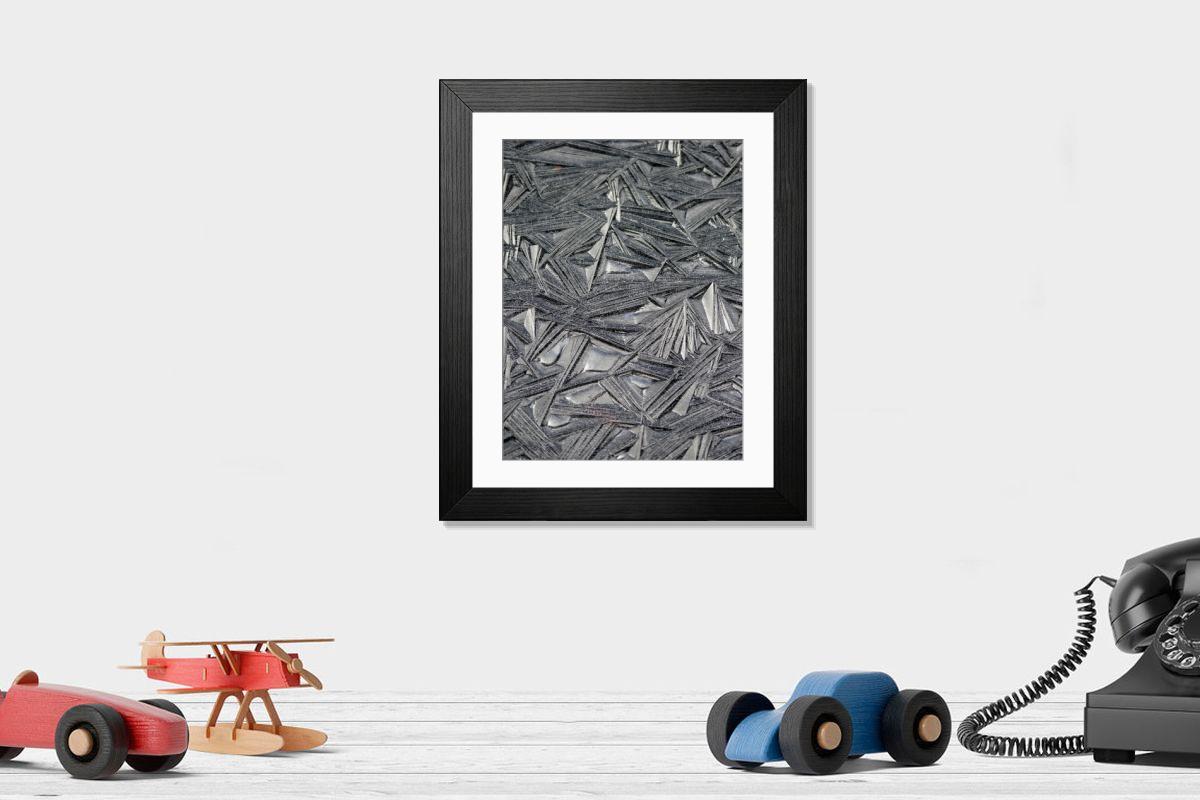 Shown hanging in a room: Modern 14"x12" (36x31cm)