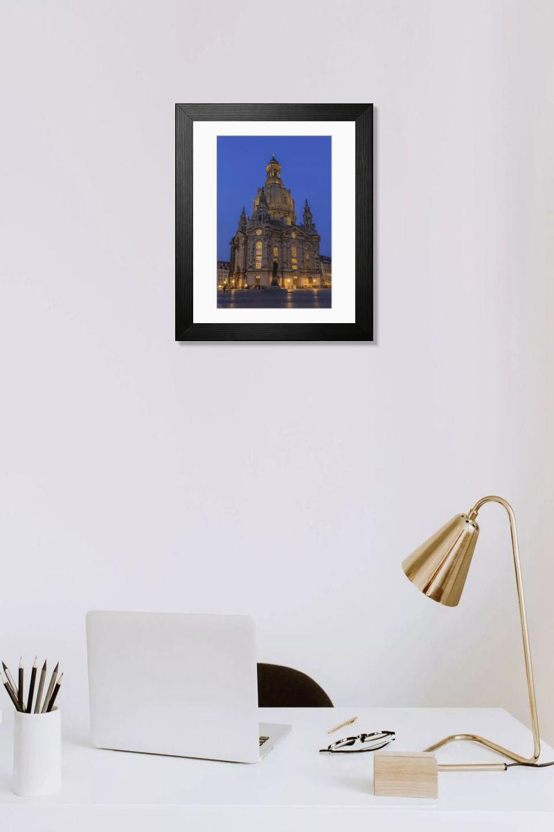Shown hanging in a room: Modern 14"x12" (36x31cm)