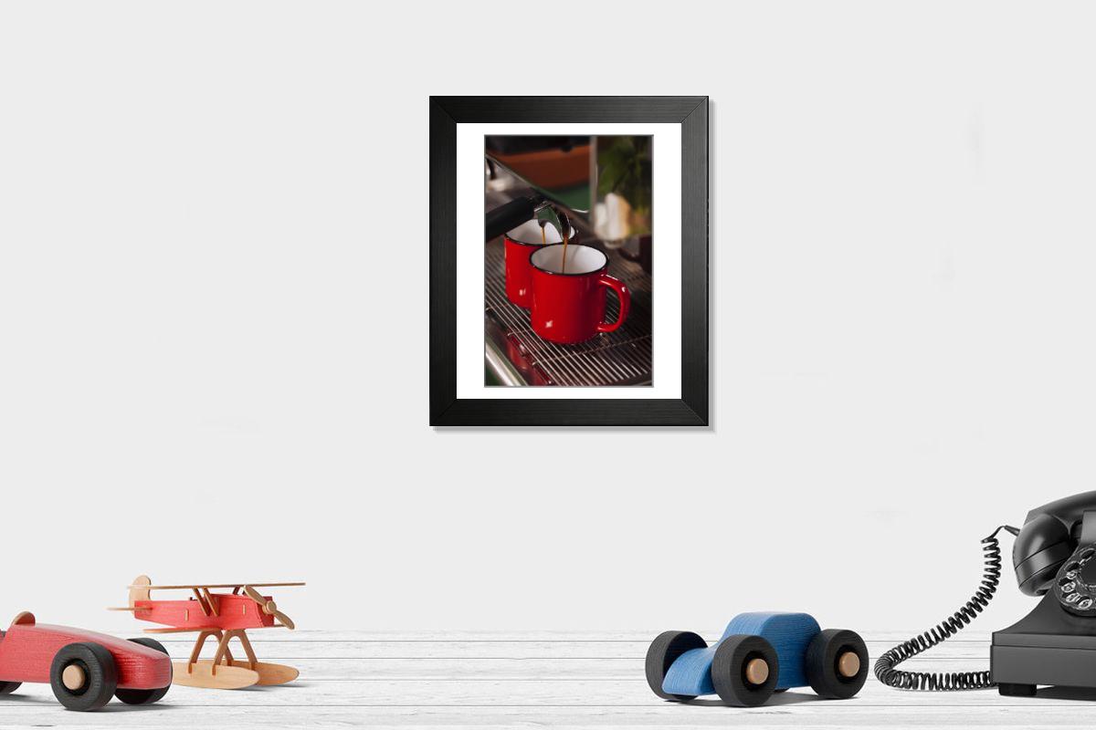 Shown hanging in a room: Modern 12"x10"