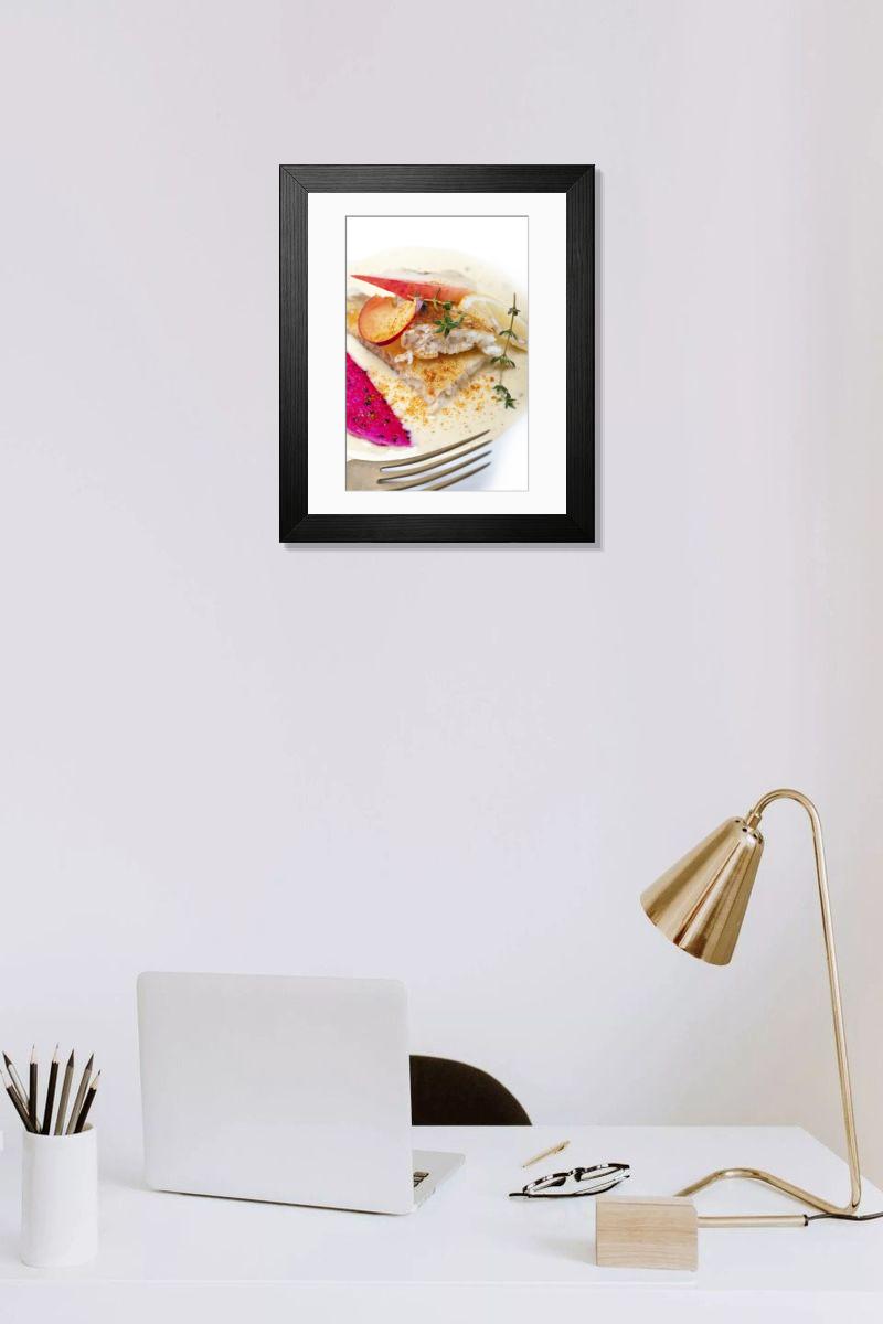Shown hanging in a room: Modern 14"x12" (36x31cm)
