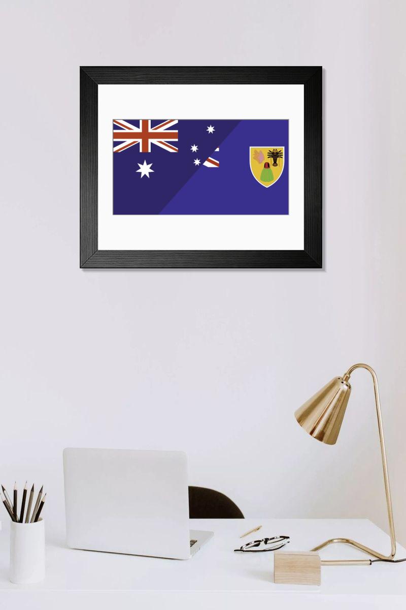Shown hanging in a room: Modern 14"x12" (36x31cm)