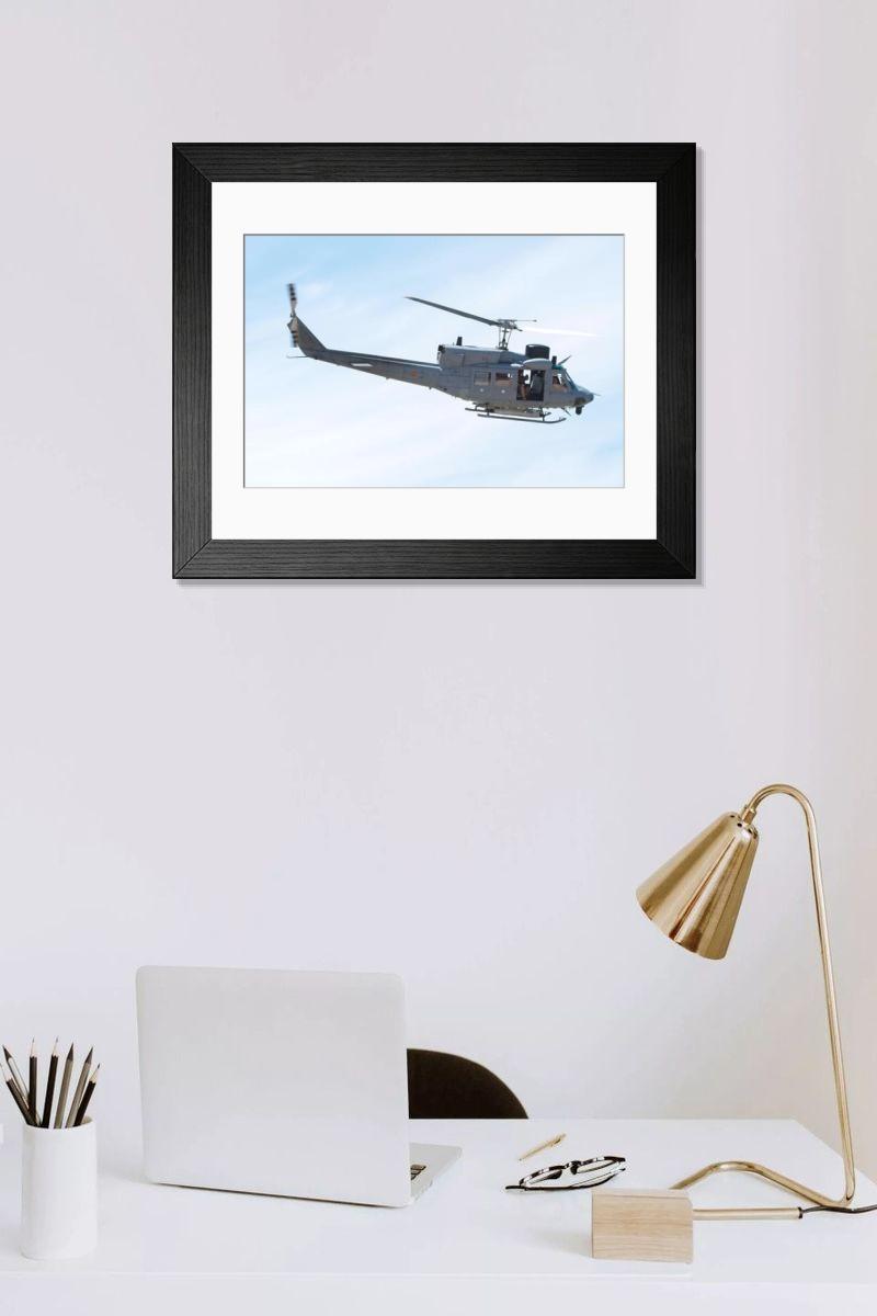 Shown hanging in a room: Modern 14"x12" (36x31cm)